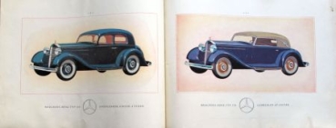 Preview: Mercedes-Benz 170 Modellprogramm 1935 Automobilprospekt (7997)